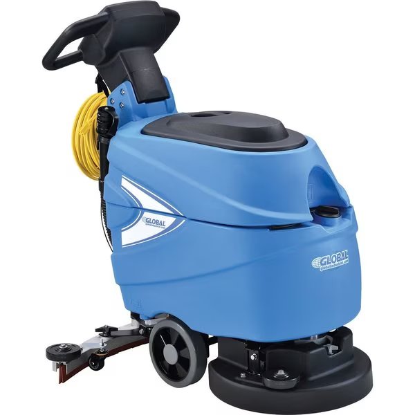 Corded Electric Automatic Floor Scrubber 17 Cleaning Path, Global Industrial, Mfr#: 641410